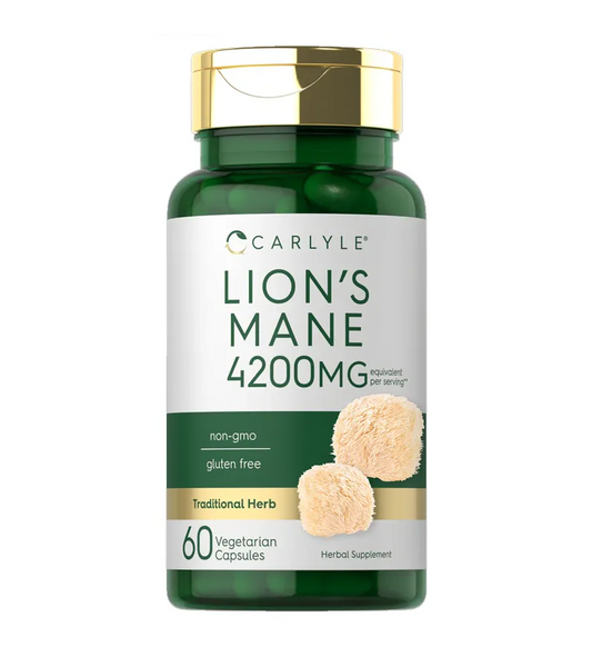 Lion's Mane 4200mg per serving - 60 Capsules