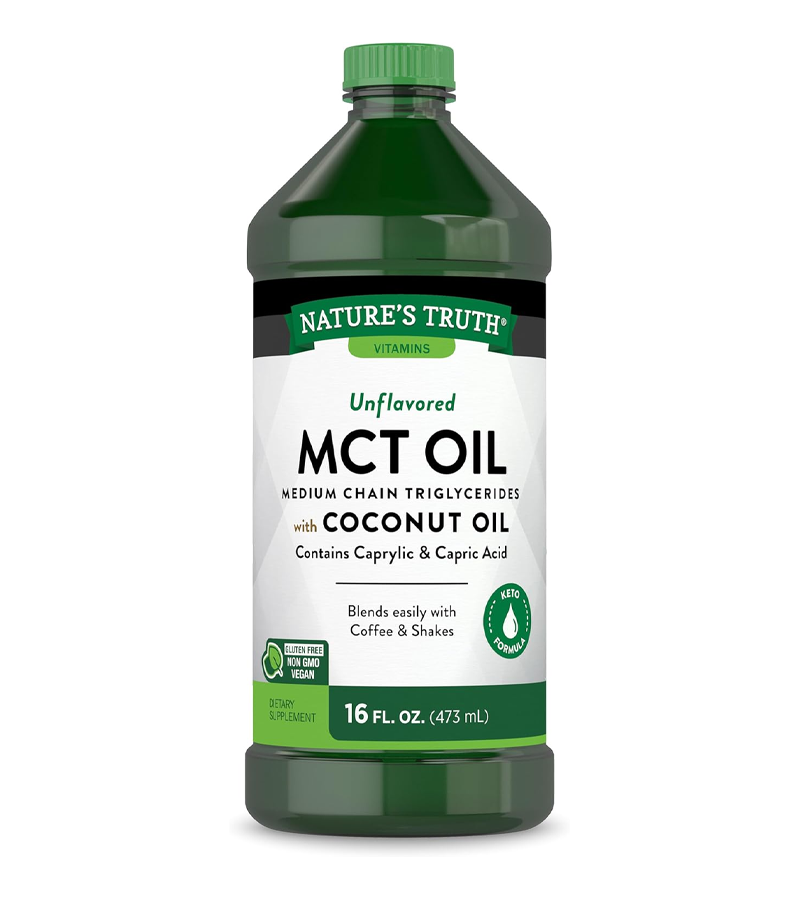 MCT Oil with Coconut Oil Liquid - 16oz (473ml)
