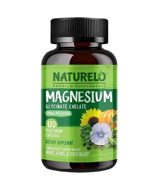 Magnesium Glycinate - 120 veg Capsules