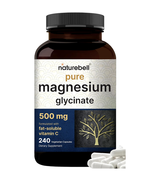 Magnesium Glycinate 500mg - 240 Capsules