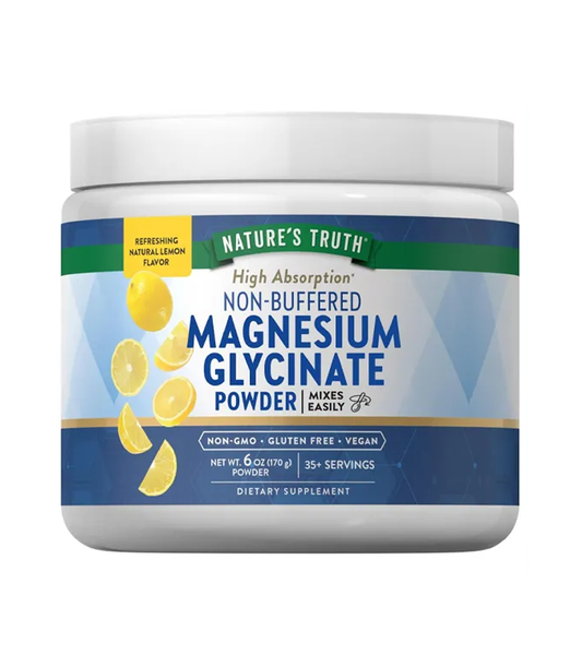 Magnesium Glycinate Powder Lemon Flavor - 170 G