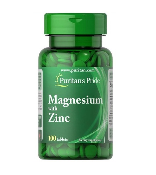 Magnesium with Zinc - 100 Tablets