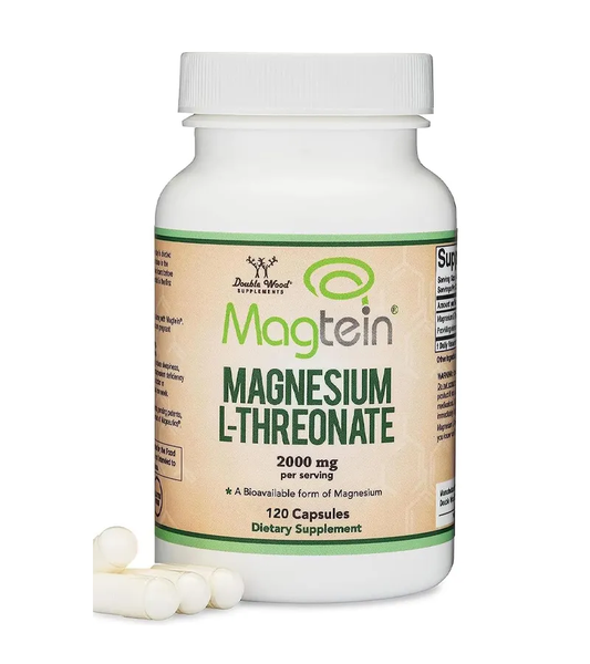 Magtein Magnesium L-Threonate, 2,000 mg - 120 Capsules