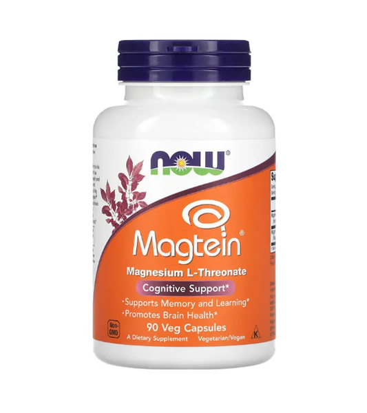 Magtein, Magnesium L-Threonate - 90 Veg Capsules