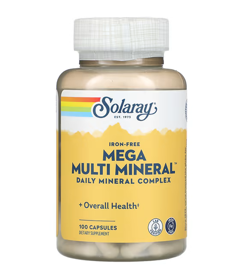 Mega Multi Mineral (Iron free) - 100 Capsules