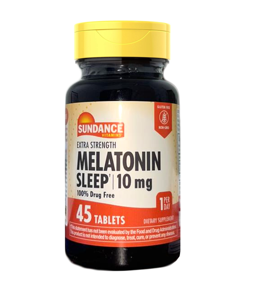 Melatonin 10mg with L-Theanine - 45 Tablets