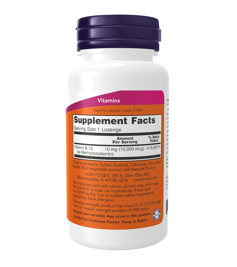 Methyl B-12 10,000 mcg - 60 Lozenges