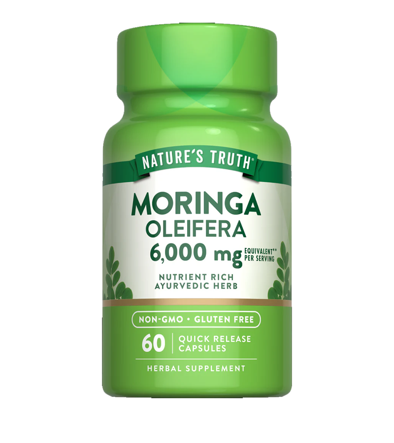 Moringa Oleifera 6,000 mg - 60 Quick Release Capsules