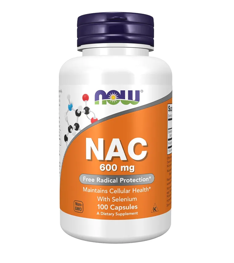 NAC-ACETYL CYSTEINE 600mg - 100 Capsules