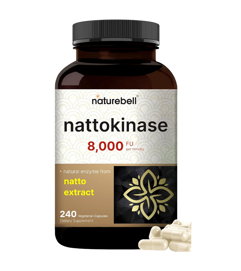 Nattokinase 8000 FU Per Serving - 240 Veggie Capsules