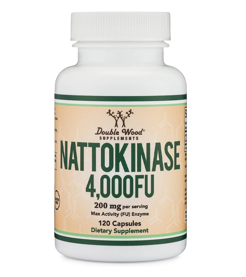 Nattokinase 4,000 FU (200 mg) Cardiovascular and Circulatory Support - 120 Capsules