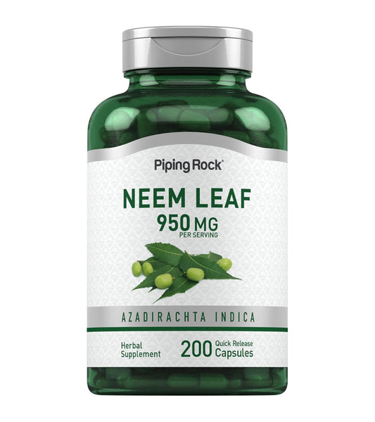 Neem Leaf 950mg - 200 Capsules