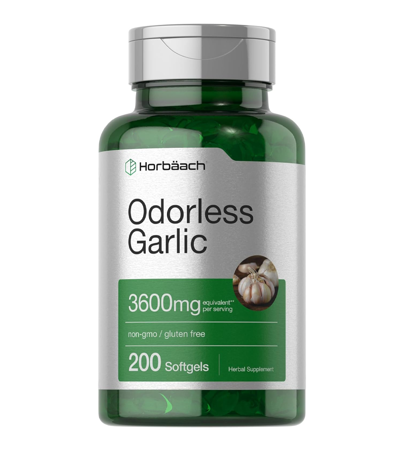 Odorless Garlic 3600 mg - 200 Softgels