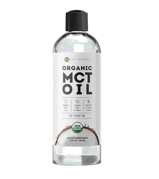 Organic MCT Oil, C8 and C10 - 236ml