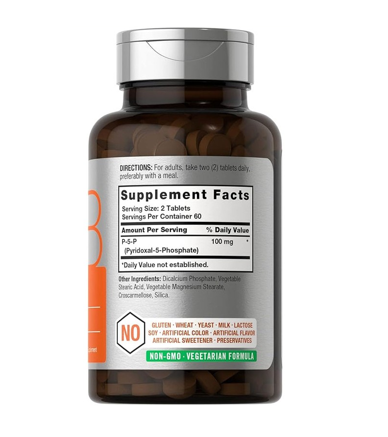 P-5-P 100 mg Per serving - 120 Tablets