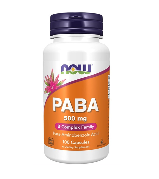 PABA 500 mg - 100 Capsules