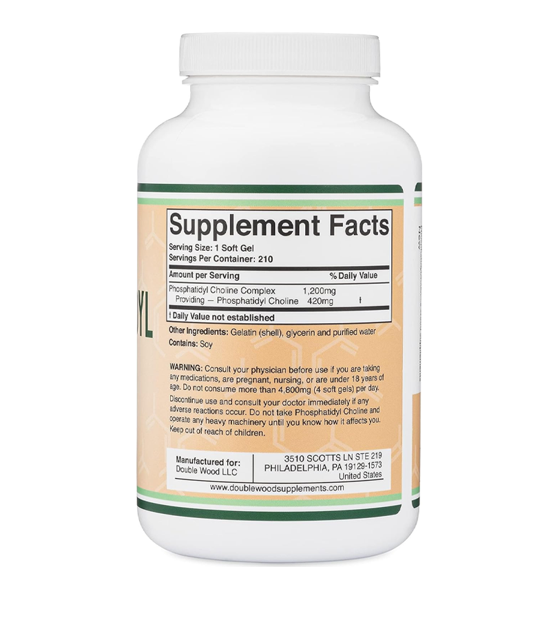 Phosphatidyl Choline 1,200mg - 210 Softgels