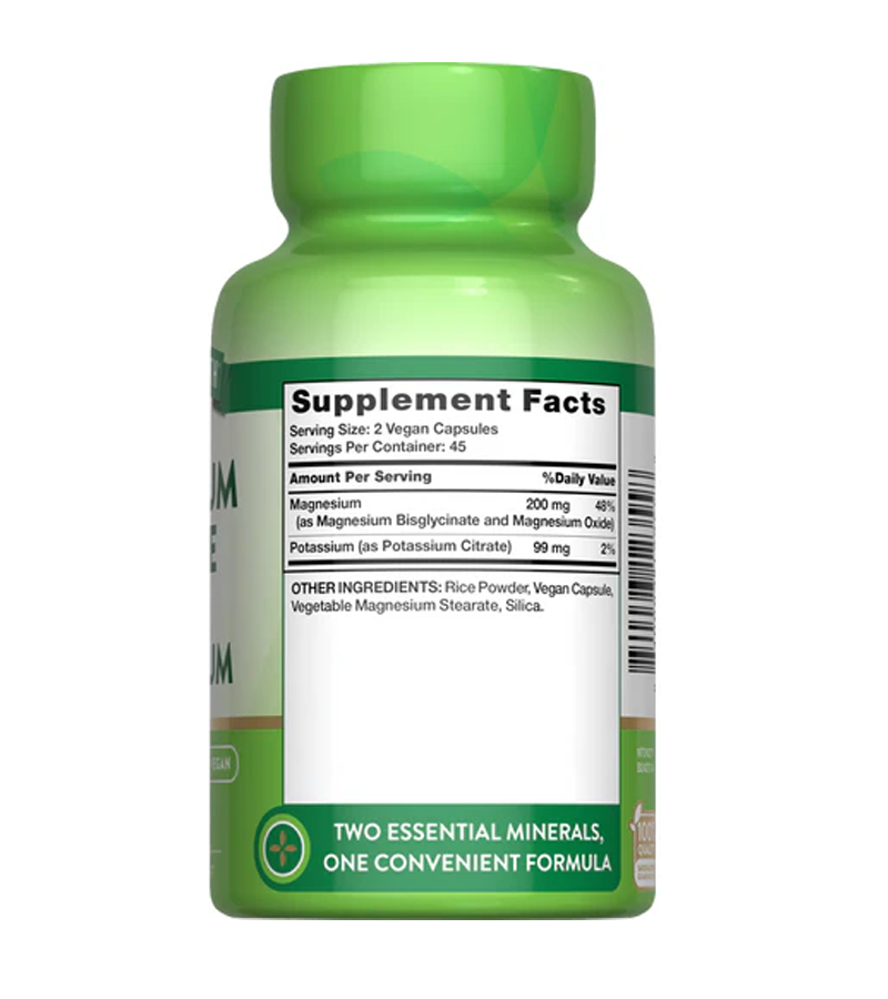 Potassium Citrate plus Magnesium - 90 Capsules