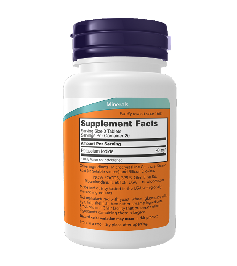 Potassium Iodide - 60 Tablets (Best Before 1/2026)