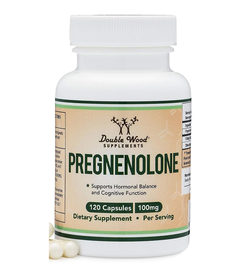 Pregnenolone 100mg - Boost Progesterone Levels - 120 Capsules