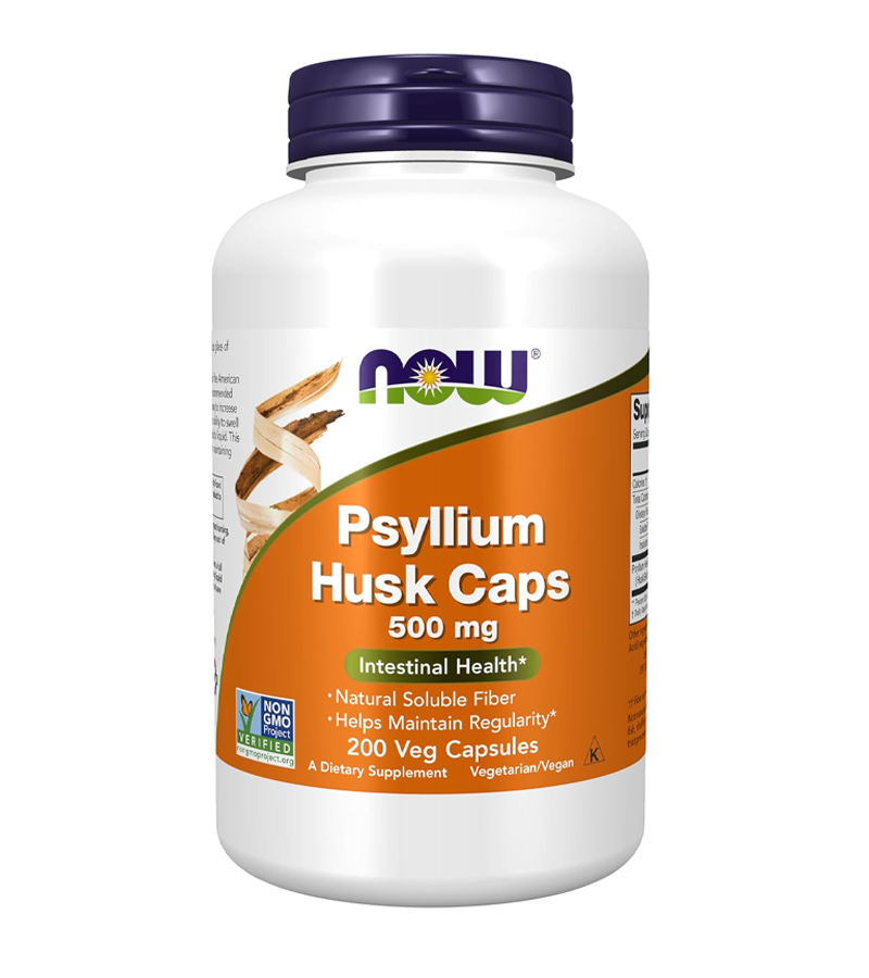 Psyllium Husk Caps 500 mg - 200 Veg Capsules