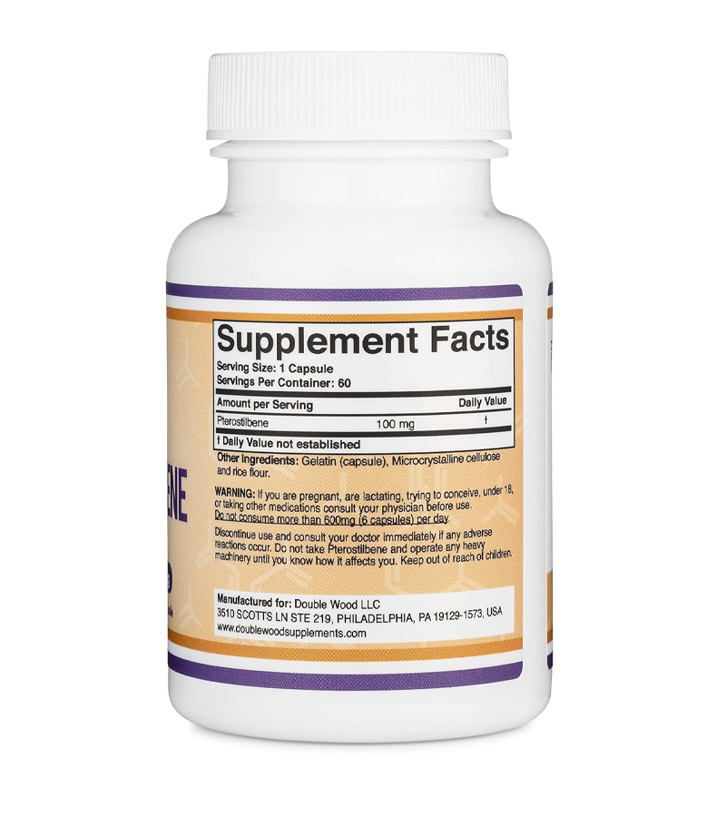 Pterostilbene 100mg - 60 Capsules