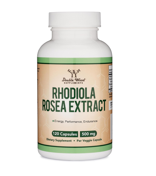 Rhodiola Rosea 500mg - 120 Vegan Capsules