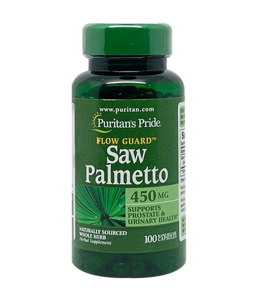 Saw Palmetto 450 mg - 100 Capsules