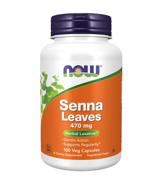 Senna Leaves 470mg - 100 Veg Capsules