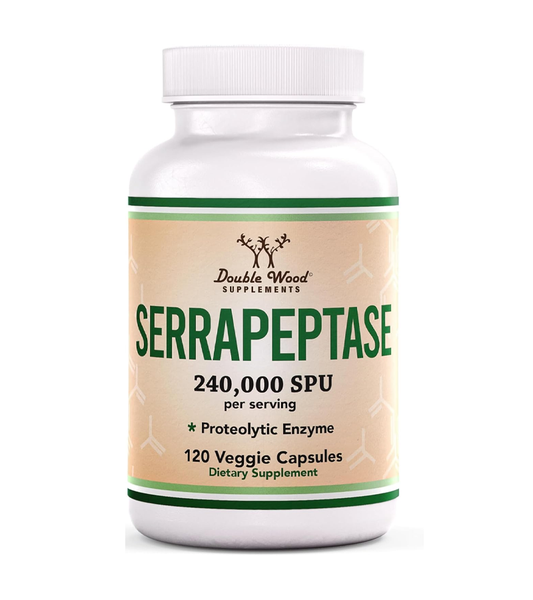 Serrapeptase 240,000 SPU - 120 Veggie Capsules
