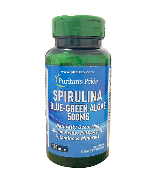 Spirulina 500 mg - 100 Tablets