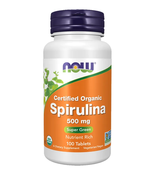 Spirulina, Organic 500mg - 100 Tablets