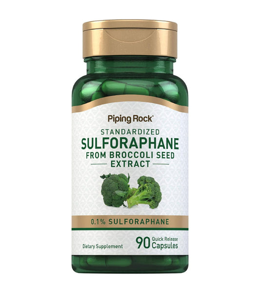 Sulforaphane, From Broccoli Seed Extract 400mcg - 90 Capsules