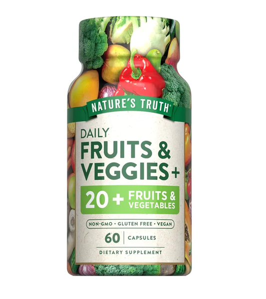 Super Fruits and Veggies - 60 Vegan Capsules