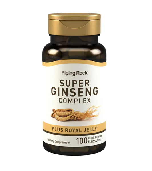 Super Ginseng Complex Plus Royal Jelly - 100 Capsules