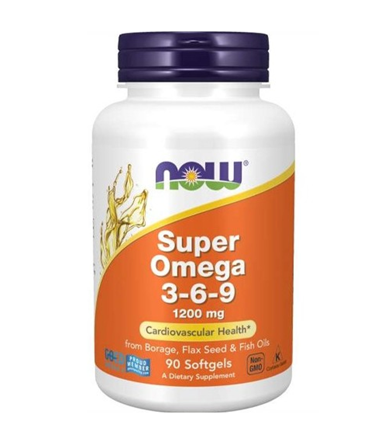 Super Omega 3-6-9 1200 mg- 90 Softgels