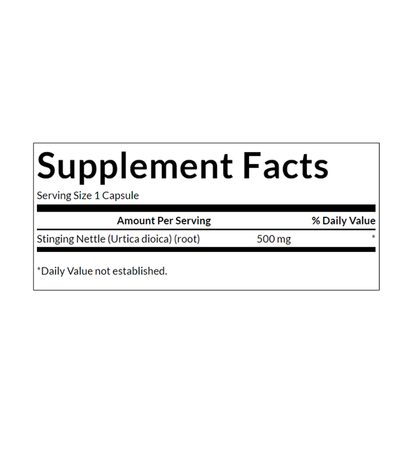 Swanson Stinging Nettle Root 500 mg - 100 Capsules