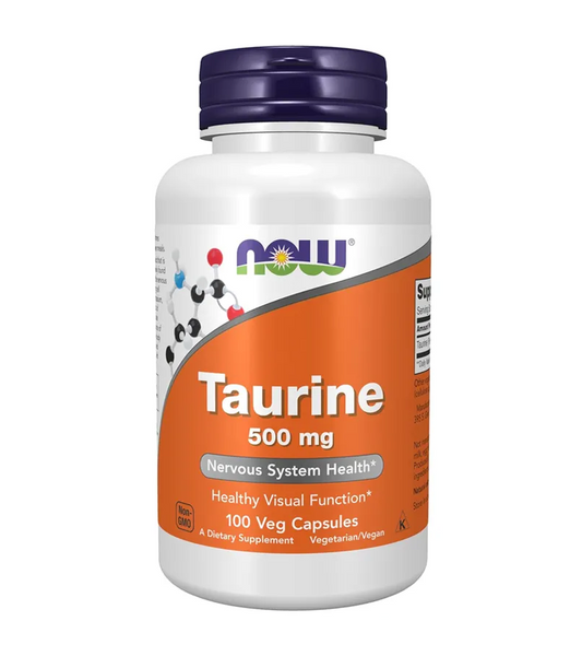 Taurine 500 mg - 100 Veg Capsules
