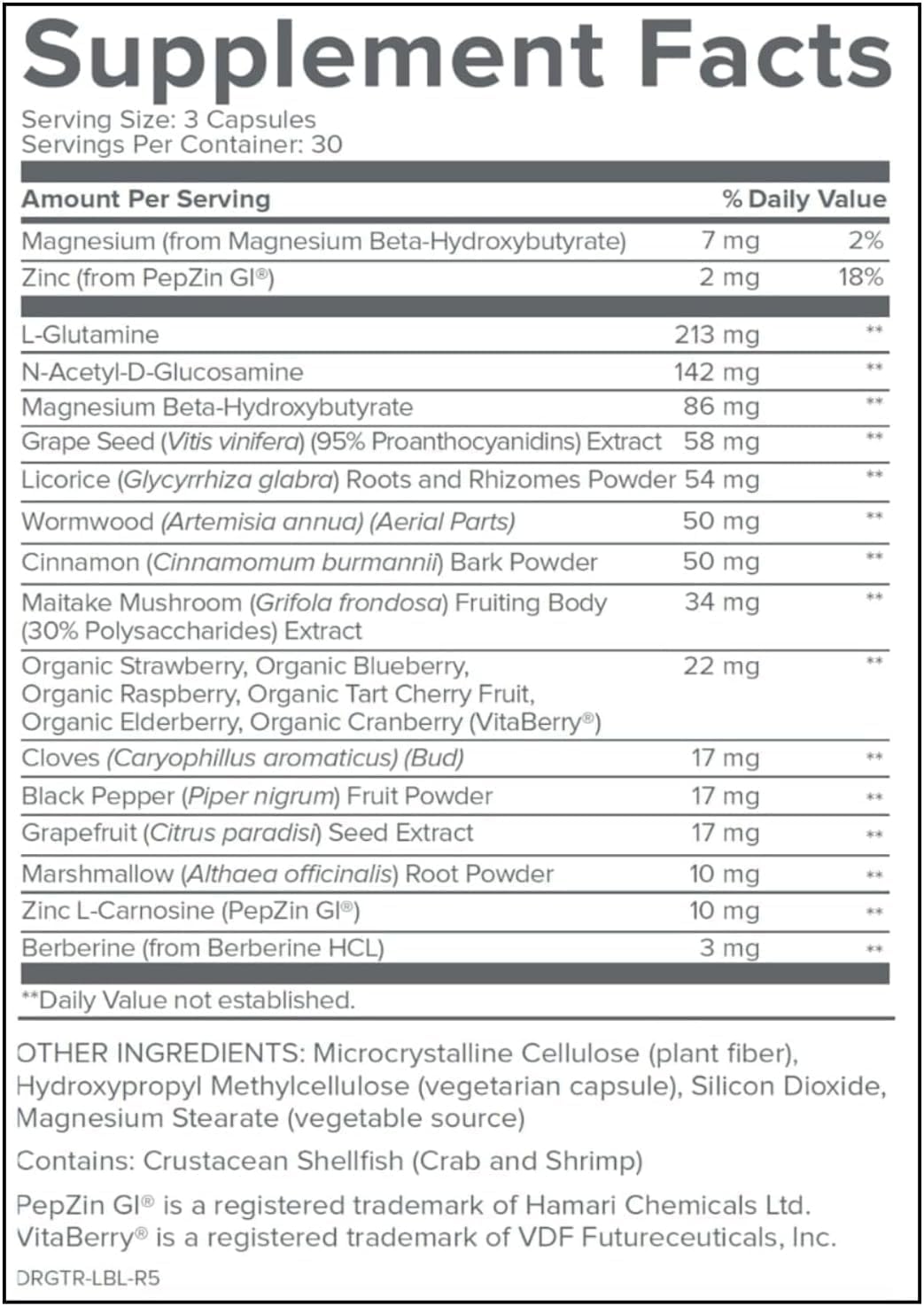 Total Restore Gut Lining Support, Digestive Supplement for Gastrointestinal Wellness - 90 Capsules