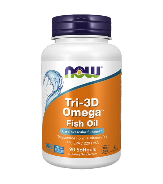Tri-3D Omega Fish Oil - 90 Softgels
