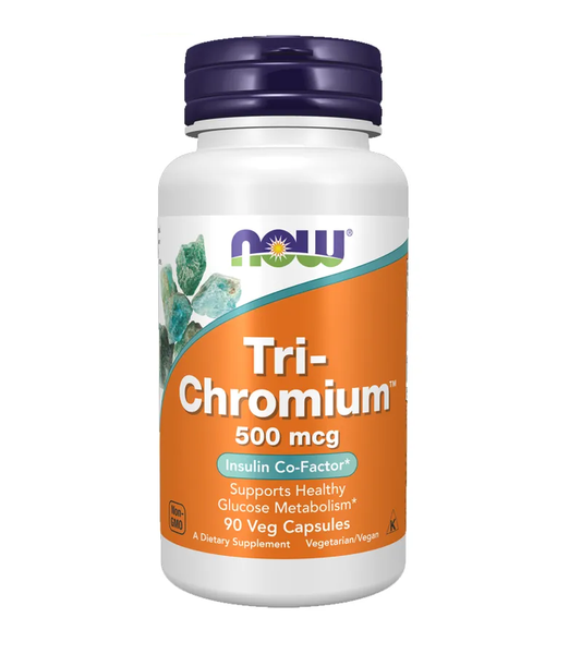 Tri-Chromium 500mcg with Cinnamon - 90 Veg Capsules