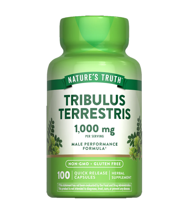 Tribulus Terrestris 1,000 mg - 100 Quick Release Capsules