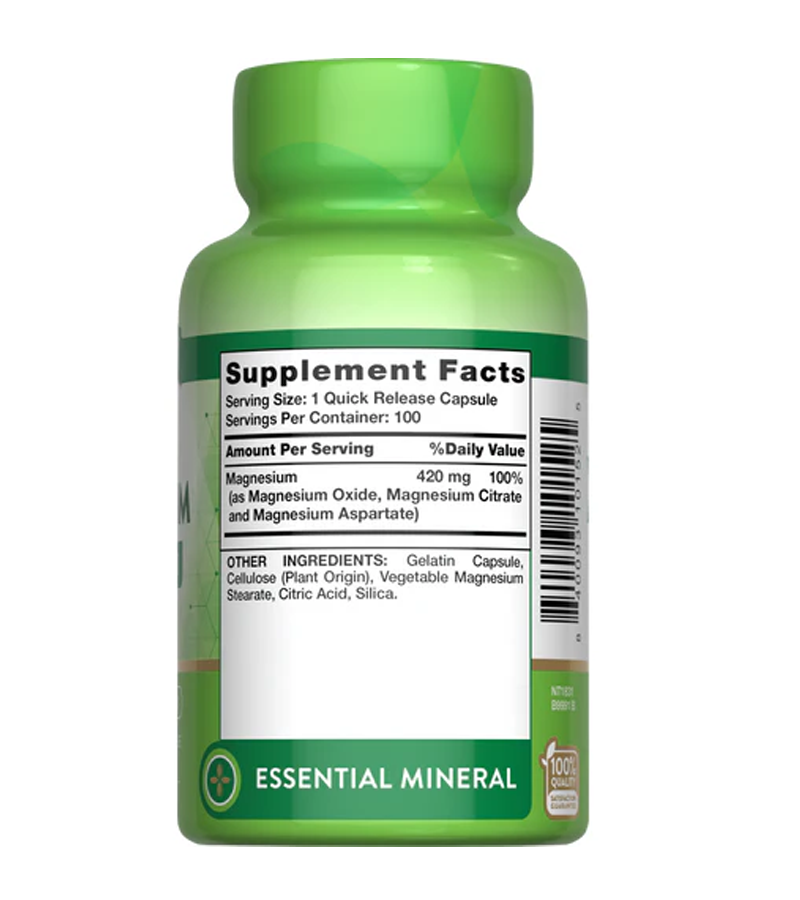 Triple Magnesium 3 In 1 Complex - 100 Capsules