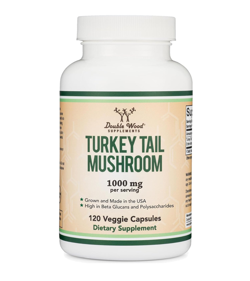 Turkey Tail Mushroom 1000mg - 120 Capsules