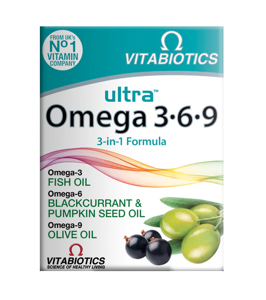Ultra Omega 3-6-9 , 60 Capsules