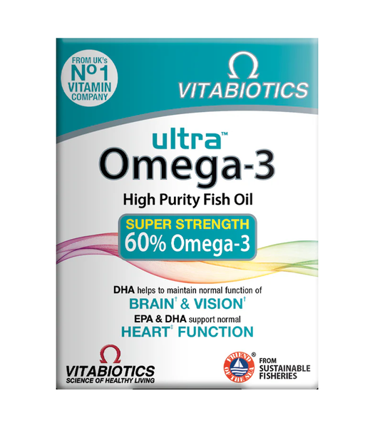 Ultra Omega-3 High Purity Fish Oil, 60 Capsules