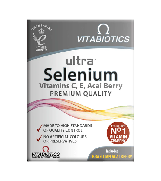 Ultra Selenium with Vitamins C,E & Acai Berry - 30 Tablets