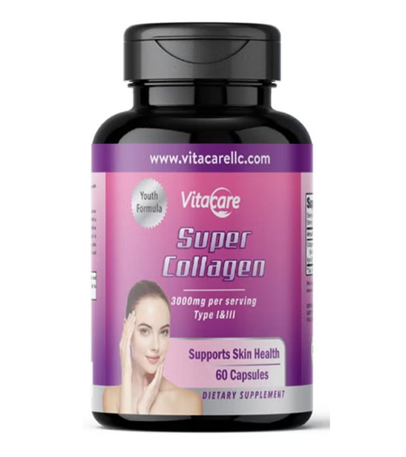 Vitacare Super Collagen 3000mg - 60 Capsules