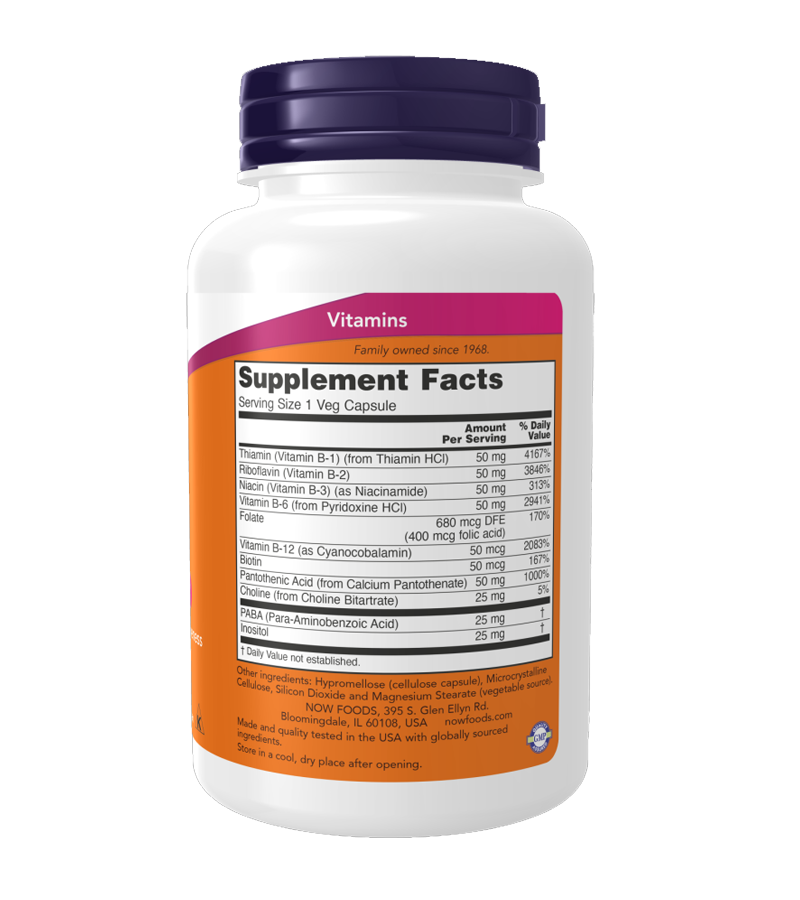 Vitamin B-50 mg -100 Veg Capsules