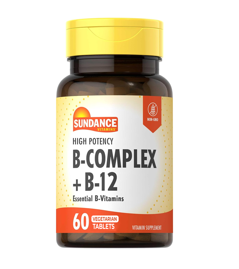 Vitamin B-Complex with B-12 - 60 Tablets